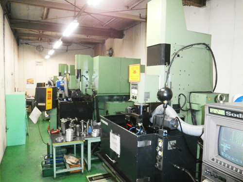 ガラス研削治具補修用機械